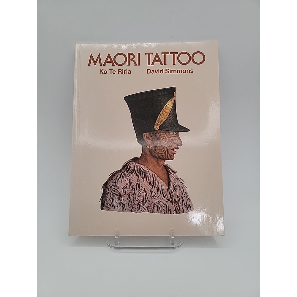 David Simmons Maori Tattoo Paperback 1989 First Edition New Zealand Art Ex Con